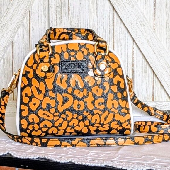 NWT Von Dutch Orange Cheetah Bowling Bag 🐆 - Picture 5 of 7